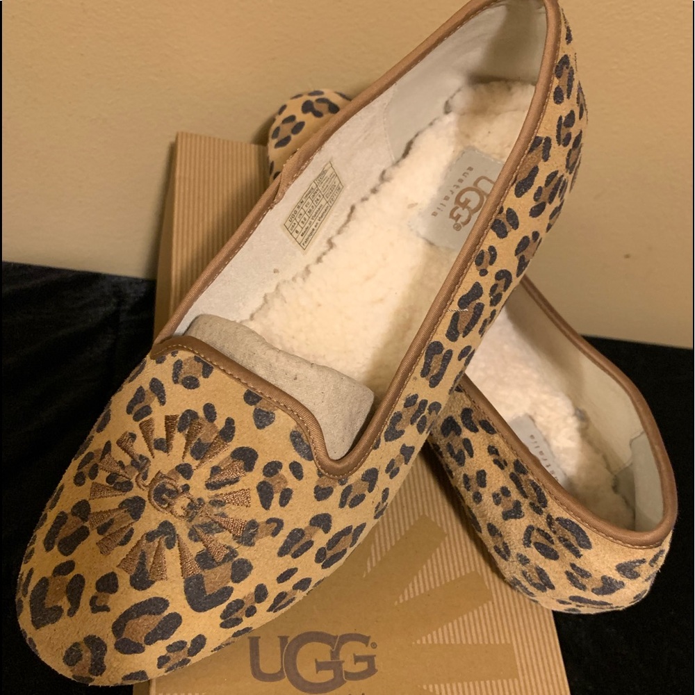 Ugg leopard print loafers
